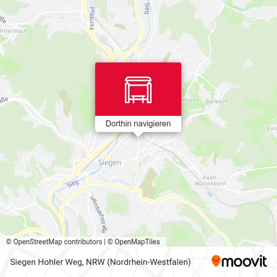 Siegen Hohler Weg Karte