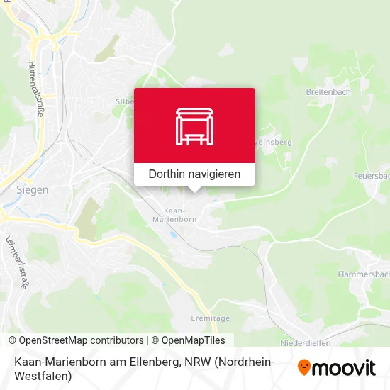 Kaan-Marienborn am Ellenberg Karte