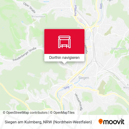 Siegen am Kulmberg Karte