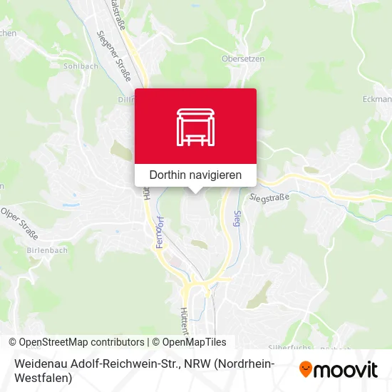 Weidenau Adolf-Reichwein-Str. Karte