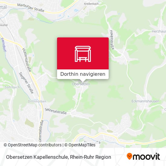 Obersetzen Kapellenschule Karte