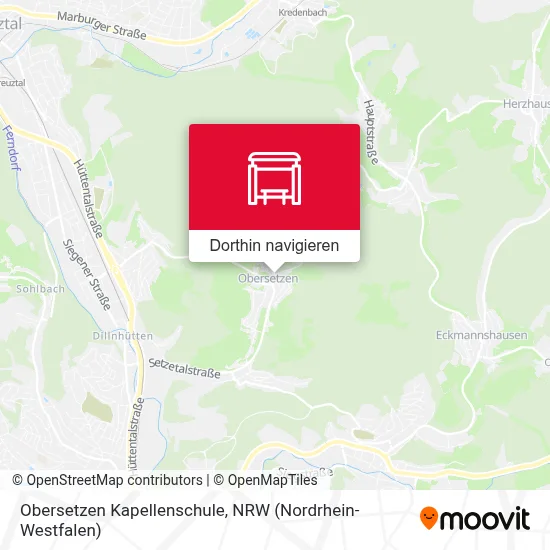 Obersetzen Kapellenschule Karte