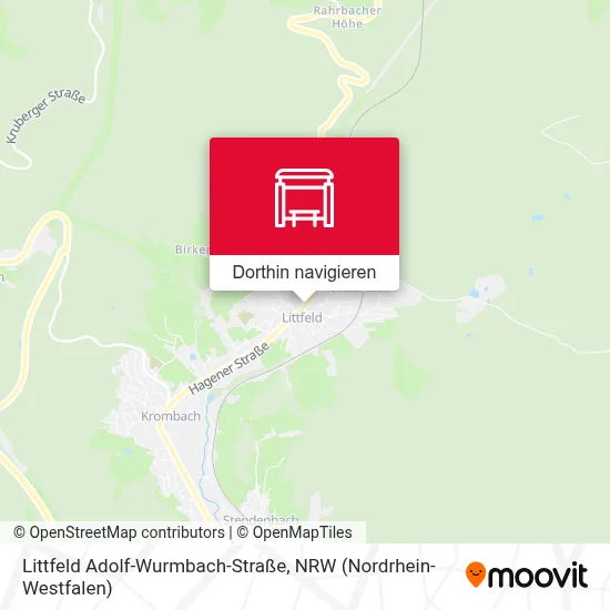 Littfeld Adolf-Wurmbach-Straße Karte