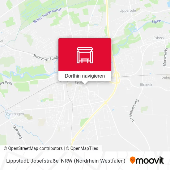 Lippstadt, Josefstraße Karte