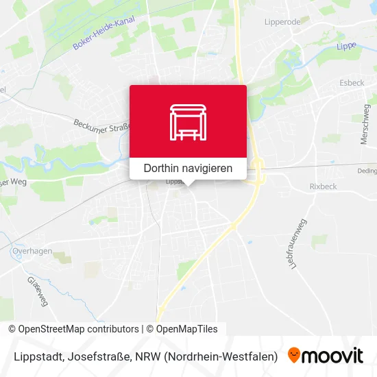 Lippstadt, Josefstraße Karte