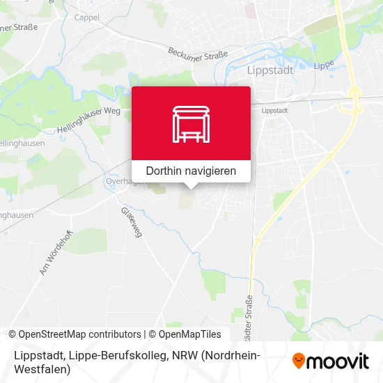 Lippstadt, Lippe-Berufskolleg Karte