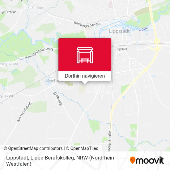 Lippstadt, Lippe-Berufskolleg Karte