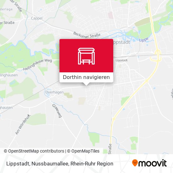 Lippstadt, Nussbaumallee Karte