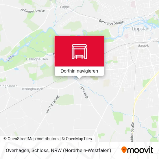 Overhagen, Schloss Karte