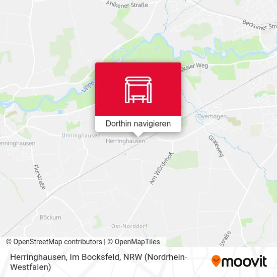 Herringhausen, Im Bocksfeld Karte