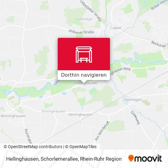 Hellinghausen, Schorlemerallee Karte