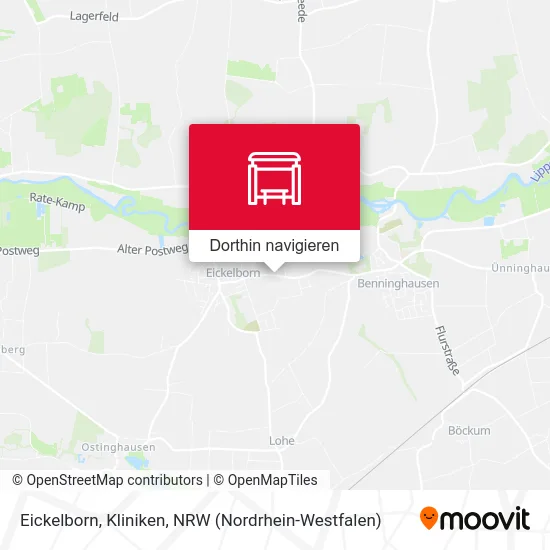 Eickelborn, Kliniken Karte