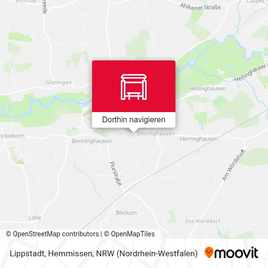 Lippstadt, Hemmissen Karte