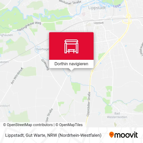 Lippstadt, Gut Warte Karte