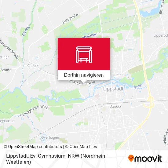 Lippstadt, Ev. Gymnasium Karte