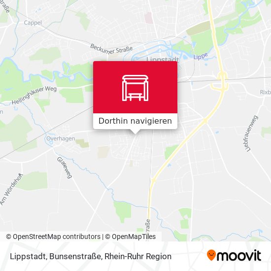 Lippstadt, Bunsenstraße Karte