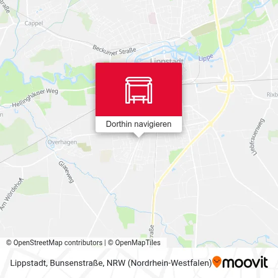 Lippstadt, Bunsenstraße Karte