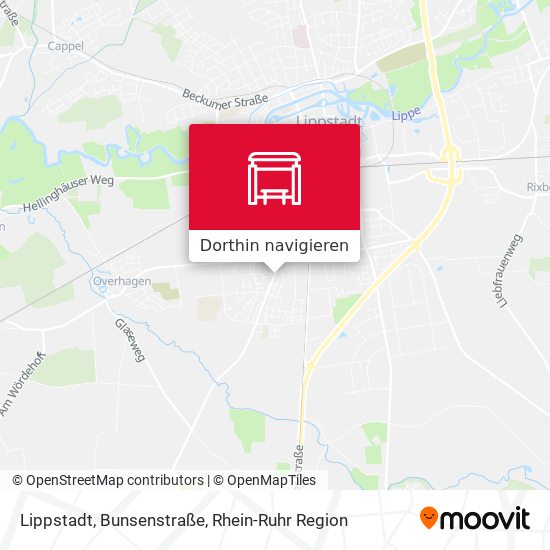 Lippstadt, Bunsenstraße Karte