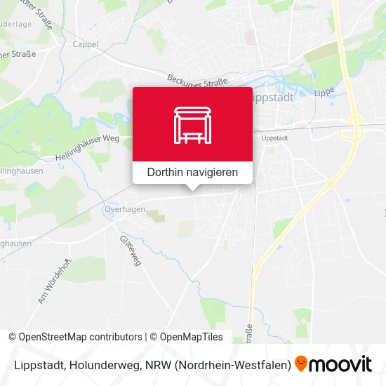 Lippstadt, Holunderweg Karte