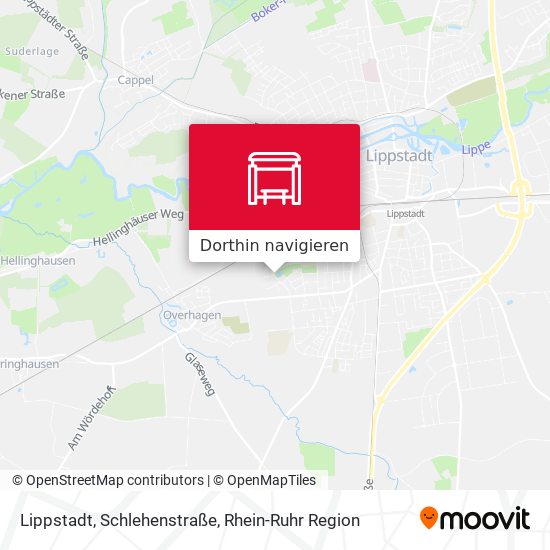 Lippstadt, Schlehenstraße Karte
