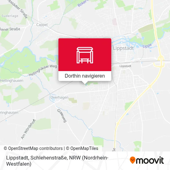 Lippstadt, Schlehenstraße Karte