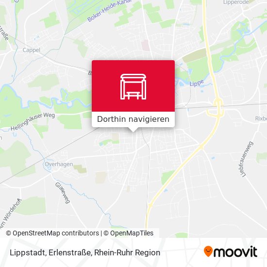Lippstadt, Erlenstraße Karte