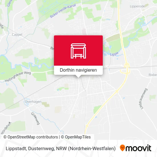 Lippstadt, Dusternweg Karte