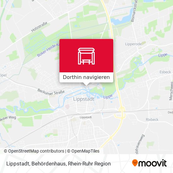 Lippstadt, Behördenhaus Karte