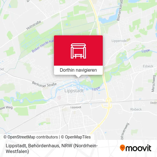 Lippstadt, Behördenhaus Karte