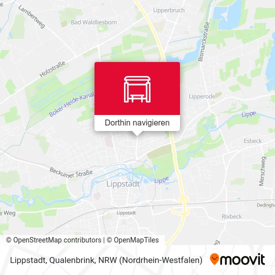 Lippstadt, Qualenbrink Karte