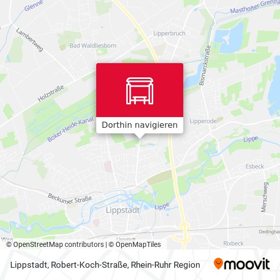 Lippstadt, Robert-Koch-Straße Karte