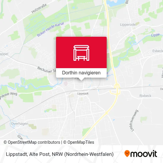 Lippstadt, Alte Post Karte