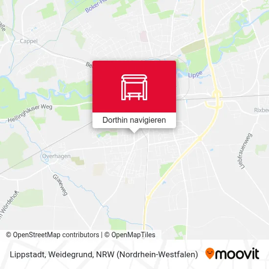 Lippstadt, Weidegrund Karte