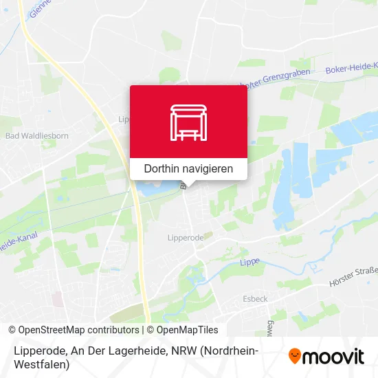 Lipperode, An Der Lagerheide Karte