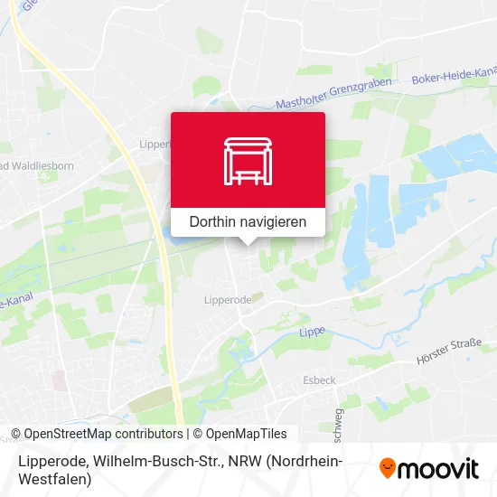 Lipperode, Wilhelm-Busch-Str. Karte