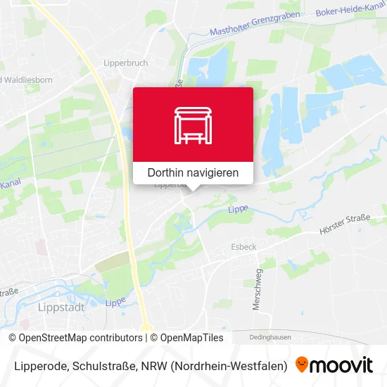 Lipperode, Schulstraße Karte