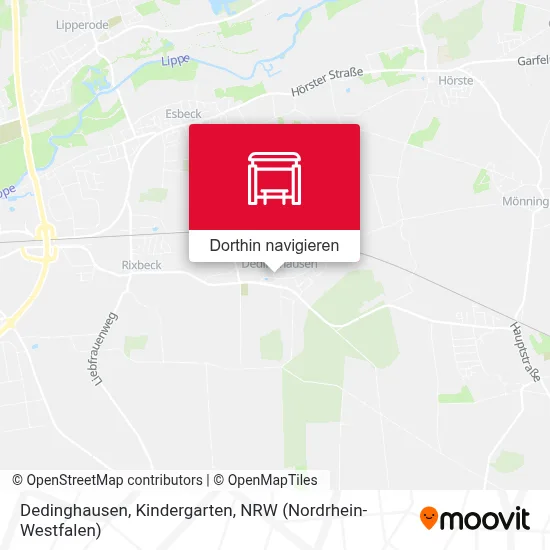 Dedinghausen, Kindergarten Karte