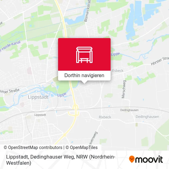 Lippstadt, Dedinghauser Weg Karte