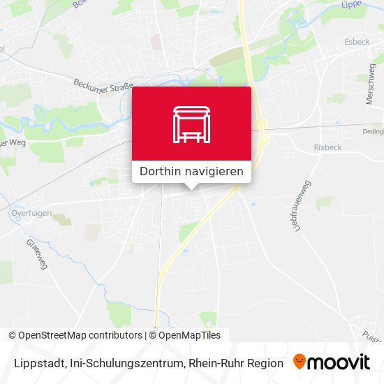 Lippstadt, Ini-Schulungszentrum Karte