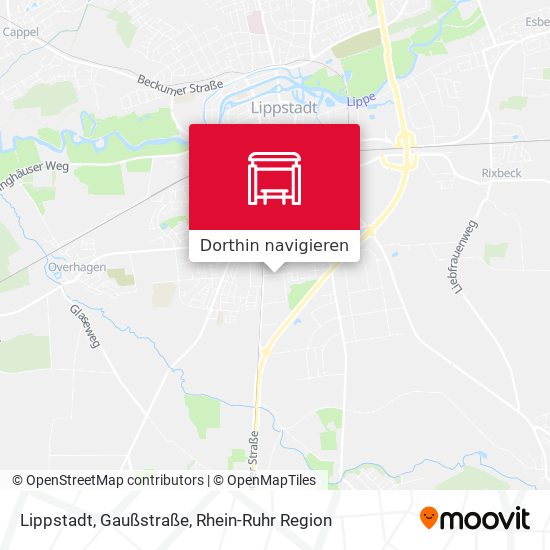Lippstadt, Gaußstraße Karte