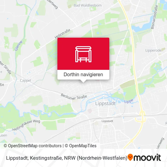 Lippstadt, Kestingstraße Karte