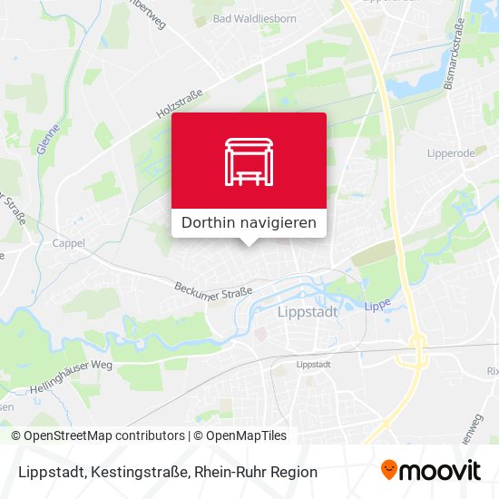 Lippstadt, Kestingstraße Karte