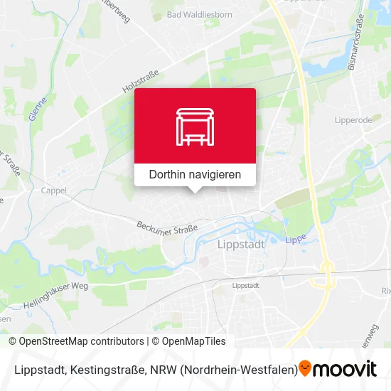 Lippstadt, Kestingstraße Karte