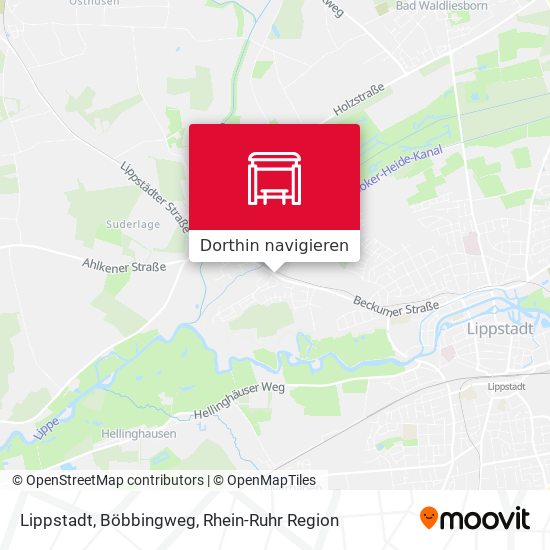 Lippstadt, Böbbingweg Karte