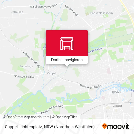 Cappel, Lichtenplatz Karte