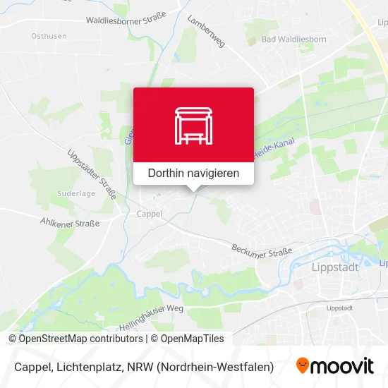 Cappel, Lichtenplatz Karte