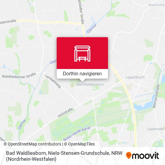 Bad Waldliesborn, Niels-Stensen-Grundschule Karte