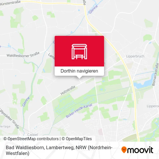 Bad Waldliesborn, Lambertweg Karte