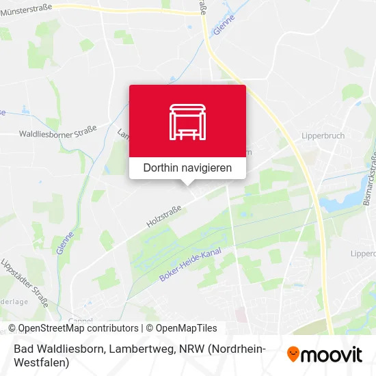 Bad Waldliesborn, Lambertweg Karte