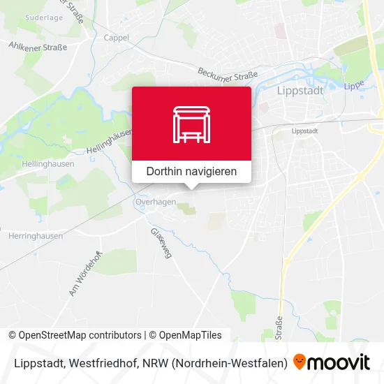 Lippstadt, Westfriedhof Karte